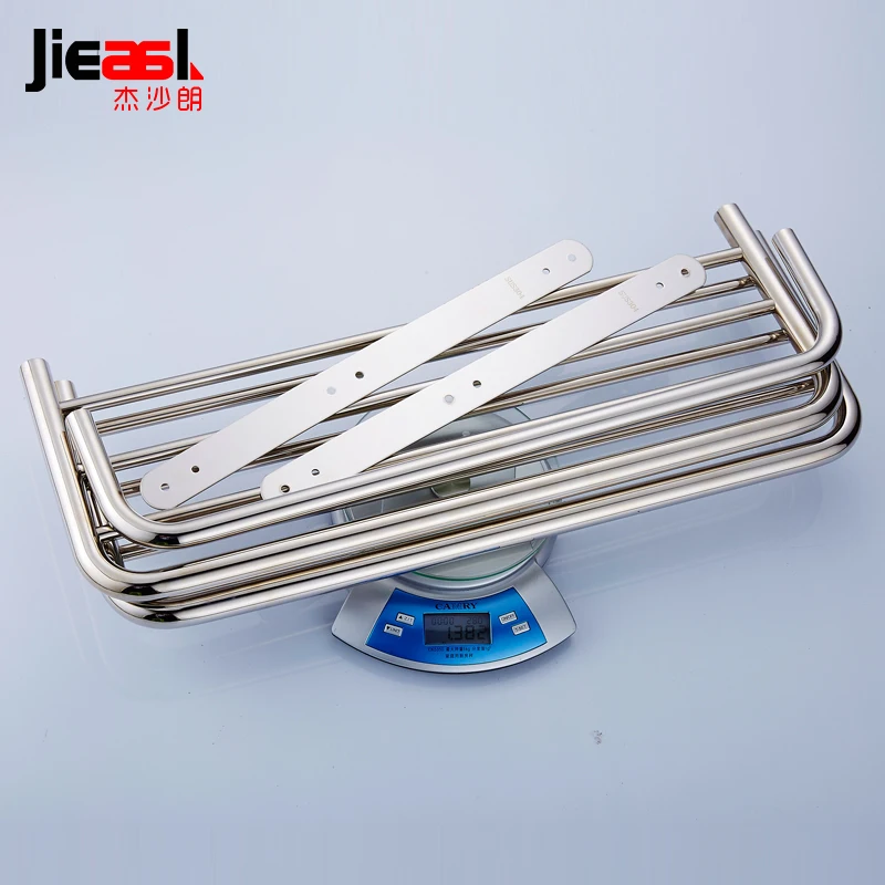 SUS304 Нержавеющая сталь Ванная Комната Полка для полотенец Настенный ...