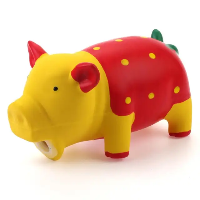 latex pig toy latex toy porcupine dog toy Squeak Latex Dog Toy Pig