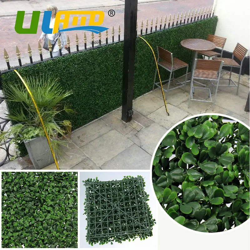 ULAND Privacy Fence Garden Wall Balcony Decoration Artificial Boxwood