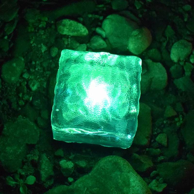Новый Солнечный LED подземный свет водонепроницаемый земной ясный стеклянный лед