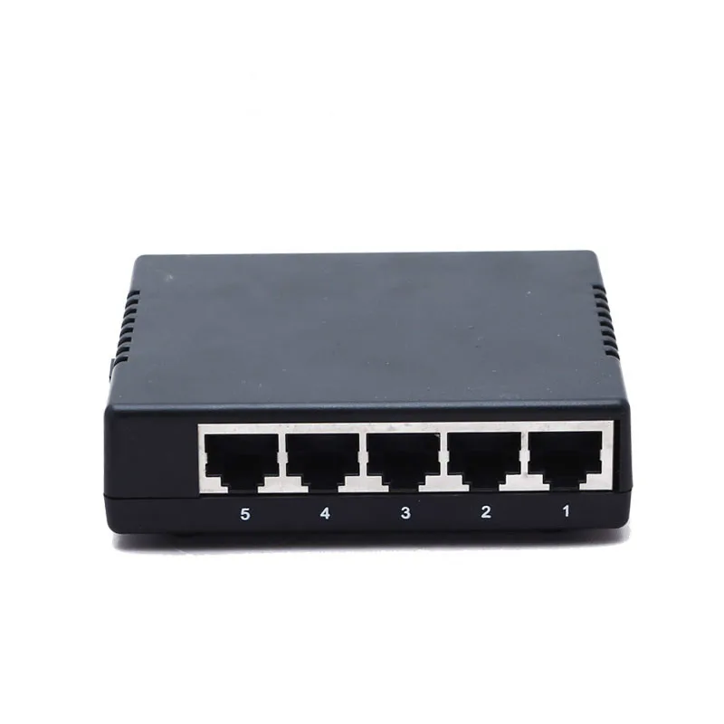 ANDDEAR Z1 пассивный 5 портовый Poe коммутатор 12 В 4/5 + 7/8 ethernet 10/100 Мбит/с poe с 4 портами