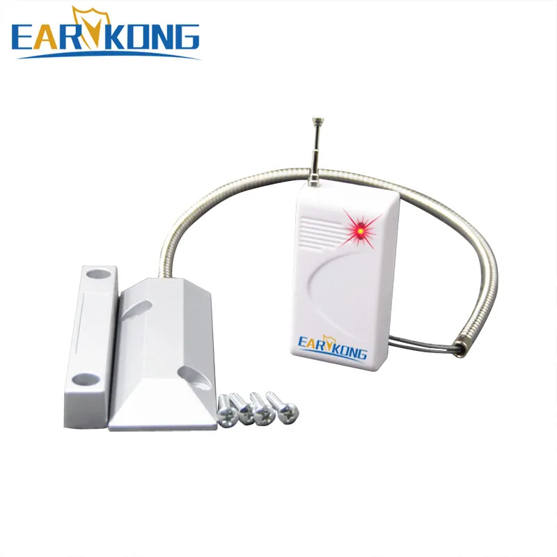 Achat 433 mhz 315 mhz Sans Fil De Porte De Roulement Ouvert Détecteur, En Plein Air En Métal Porte Ouverte Détecteur, Imperméable À L eau, pour Wifi GSM Système D alarme