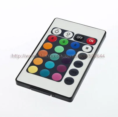 12В 24 клавишный ИК пульт дистанционного управления для RGB LED SMD полосы света/LED