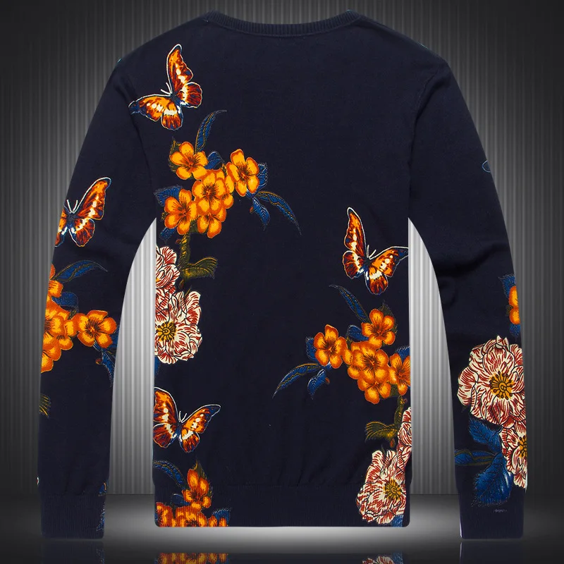 Китайский Стиль осенне-зимний модный Повседневный качественный свитер с рисунком орла и бриллиантами, свитер с принтом для мужчин m-xxxl
