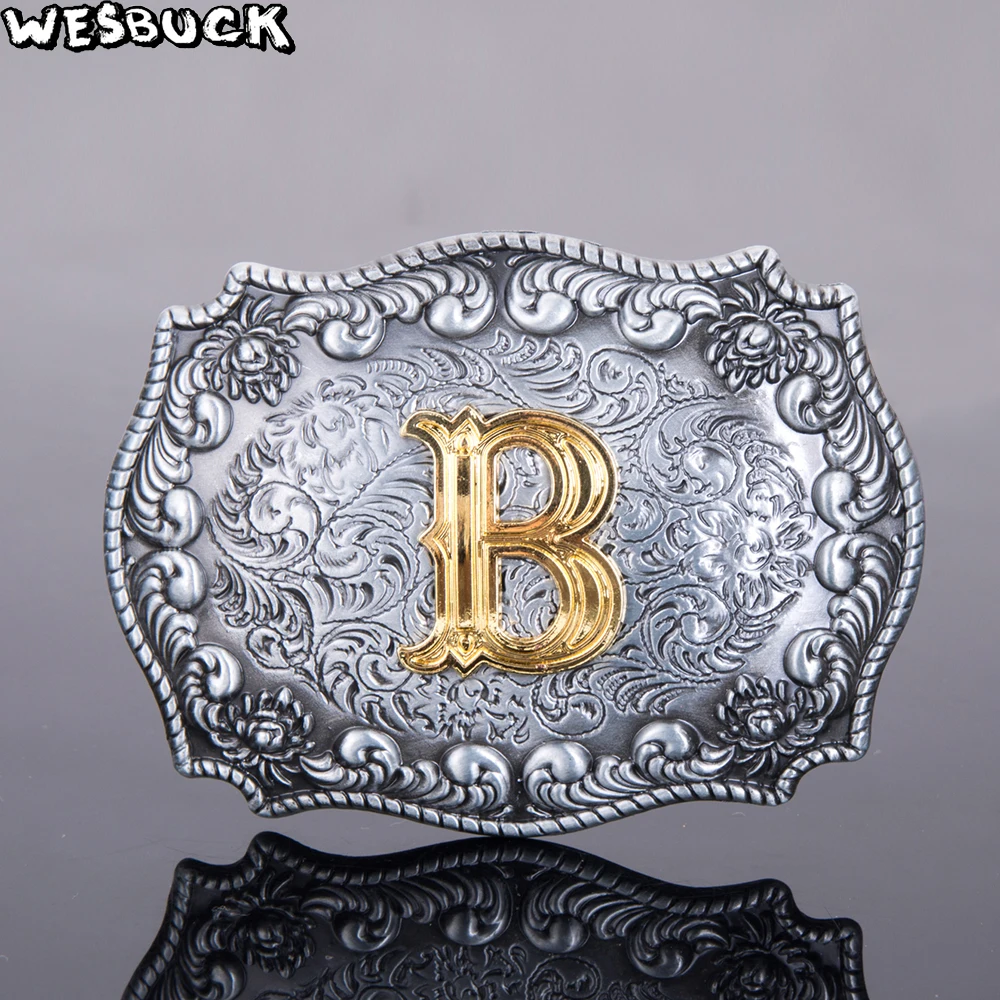 letter b belt buckle