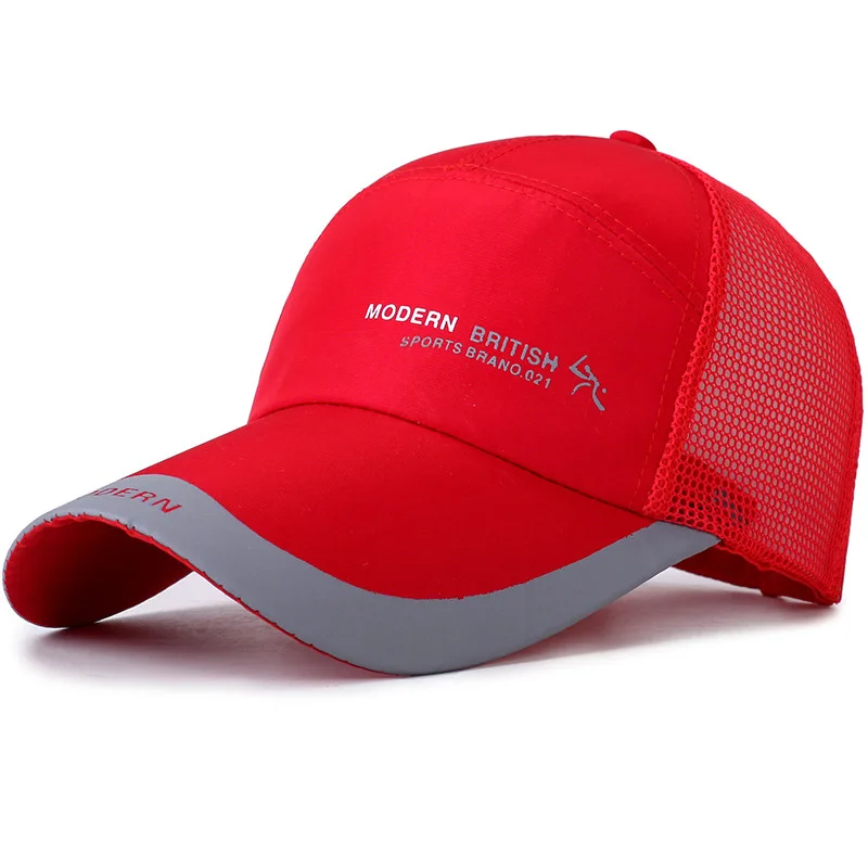 Черная бейсболка Snapback мужская летняя дышащая сетчатая шляпа кепка для папы Кепка