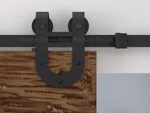 Dimon-Herrajes personalizados para puertas correderas, herrajes para puertas correderas de madera, rueda colgante estilo americano, DM-SDU 7203