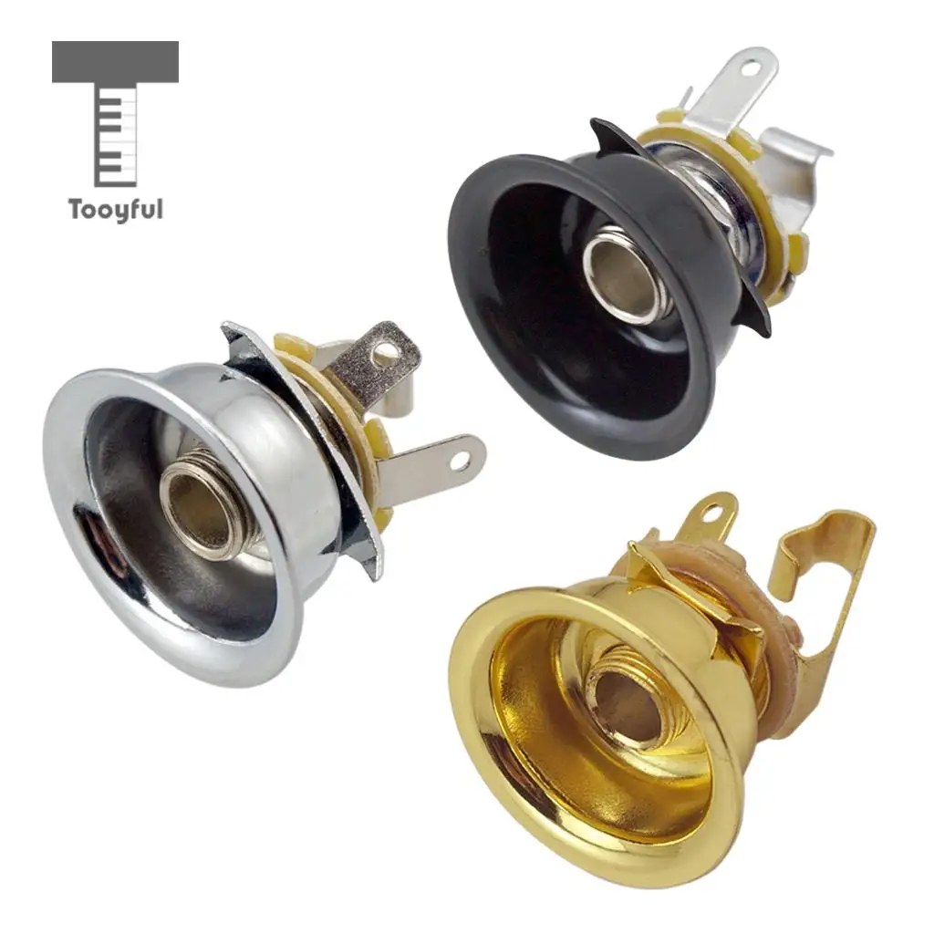 Tooyful 6 35 мм 1/4 &quotJack стерео выход разъем для электрогитары|guitar socket|jack outputtelecaster jack
