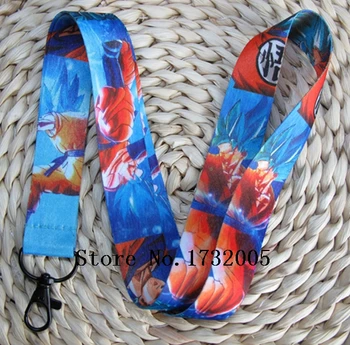 

New 30 pcs cartoon Japanese anime Dragon Ball Cello Phone Key Chain Neck Strap Keys Lanyards gift X-09