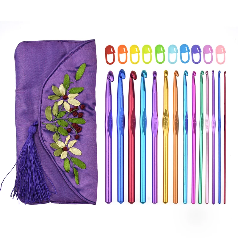 Buy Fashion Crochet Hook Set With Case 14pcs Mix Sizes