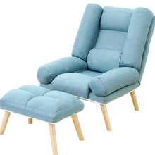 Кресло спинки шезлонг, стул с табурета регулируемый пол диван кресло ленивый Шезлонги И Пуфик для дома Гостиная мебель