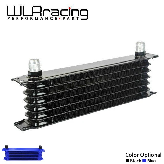 WLR RACING Универсальный 7 рядный AN 10AN Масляный радиатор для передачи двигателя TRUST TYPE