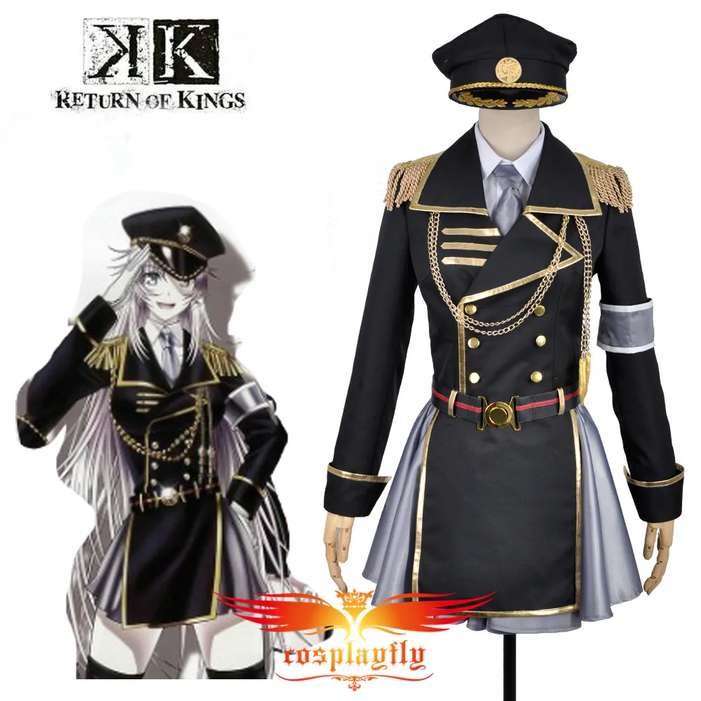 K Anime Return Of Kings Neko костюм для косплея девочек взрослых военная форма наряд женщин