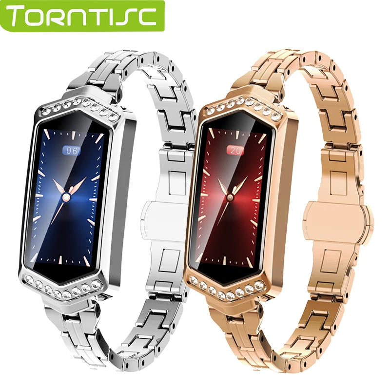

Torntisc B78 Smart Watch women Heart Rate Monitor Fitness bracelet 2019 Blood pressure Monitor smartwatch best gift for Girl