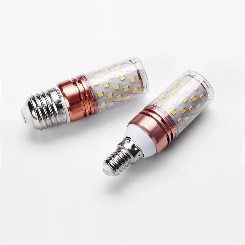 8W 12W 16W LED Corn Light E14 E27 SMD2835 AC220V Household Decorative Chandelier Table Lamp (13)