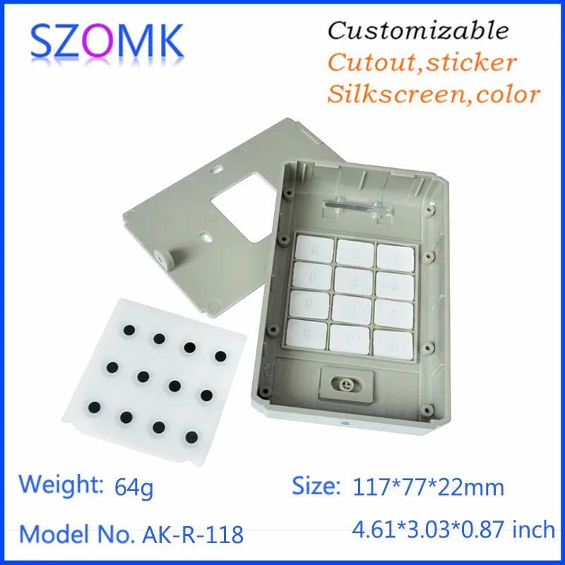 szomk plastic enclosure for electronics plastic case plastic box for electronics project RFID sensor junction box plastic housing access housing door entrance system IC card control box sensor  (7)