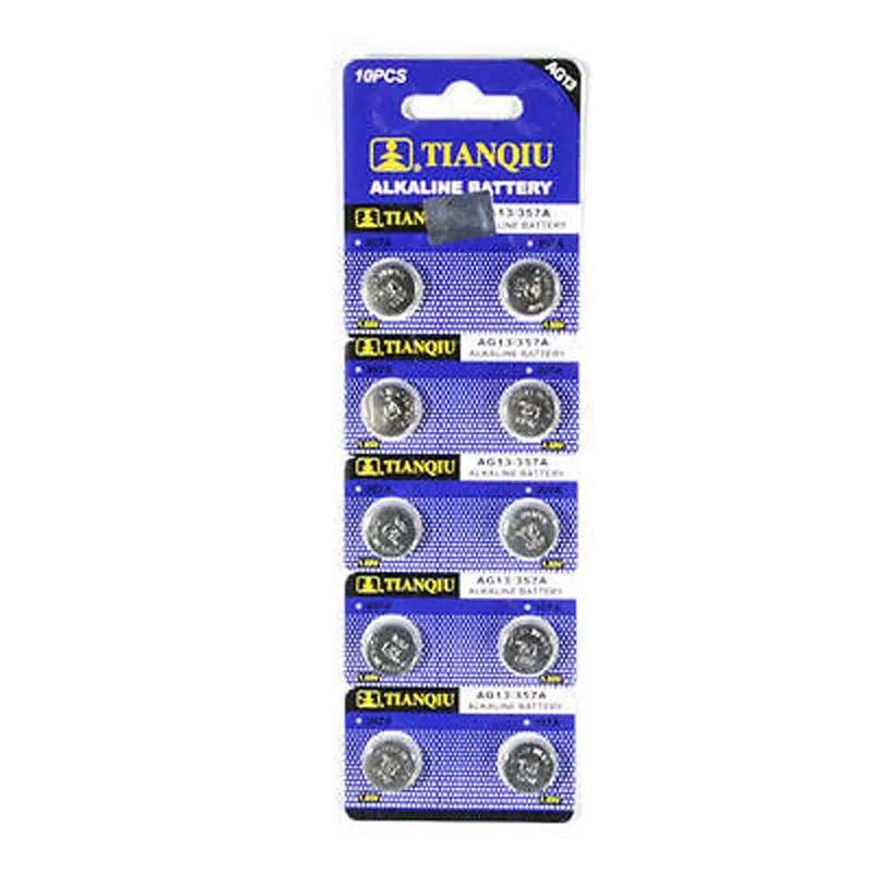Quality Warranty Whoesale 10pcs AG13 SR44 LR44 A76 A01 675A PX76A A35G Button Cell Coin Battery #z | Электроника