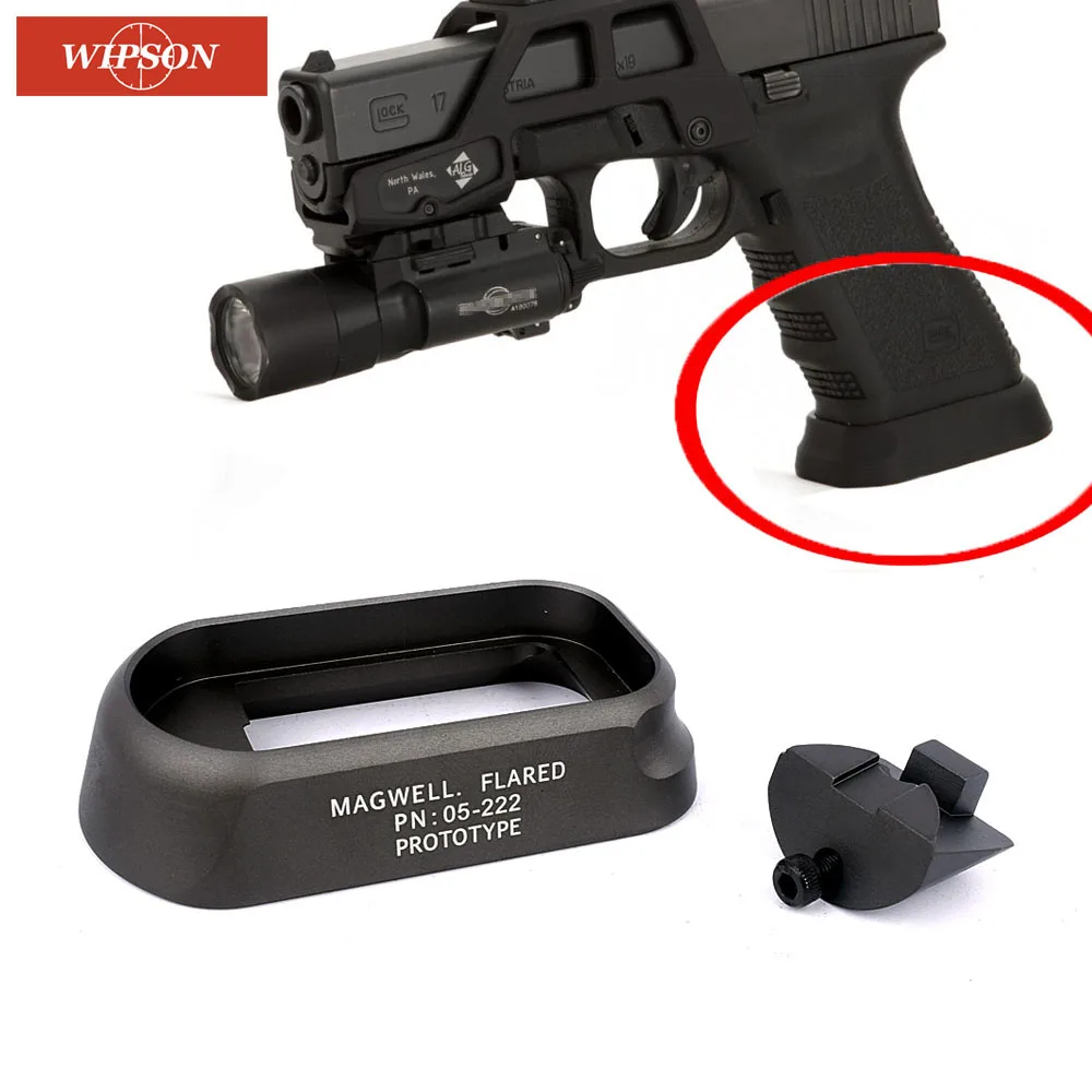 

WIPSON Tactical ALG Defense Flared Magwell For Pistol Airsoft Gen3 Glock 17 18C 24 31 34 35 Speed Loader Mount Hunting Gu