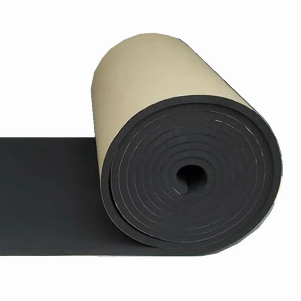 

10pcs Car Rubber Sound Proofing Deadening Insulation Foam New Protector Auto Sound Insulation Deadening Accessories 30cmx50cm