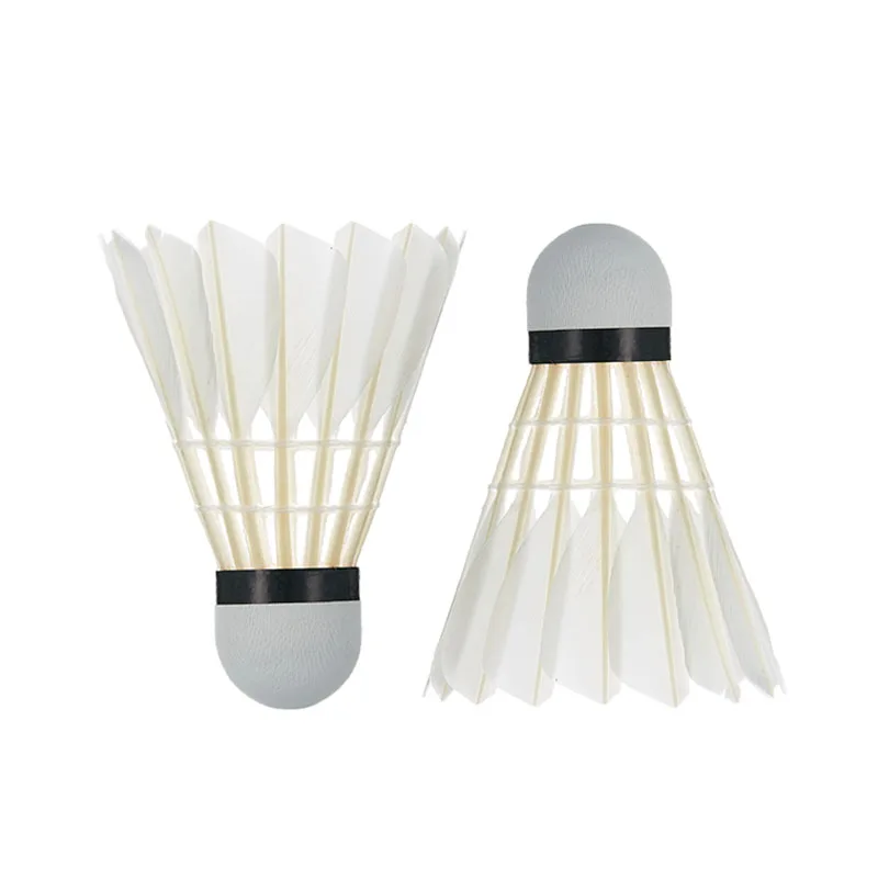 2018 Kawasaki marca Club 7 12 unids/lote bádminton pluma de pato Shuttlecock velocidad 77 Durable bádminton Bola de ejercicio de entrenamiento.