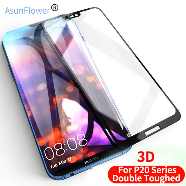 

3D Full Cover For Huawei P20 Lite Pro Plus P 20 Tempered Glass Case Screen Protector P20Lite P20Pro Protective Cover Glass Film