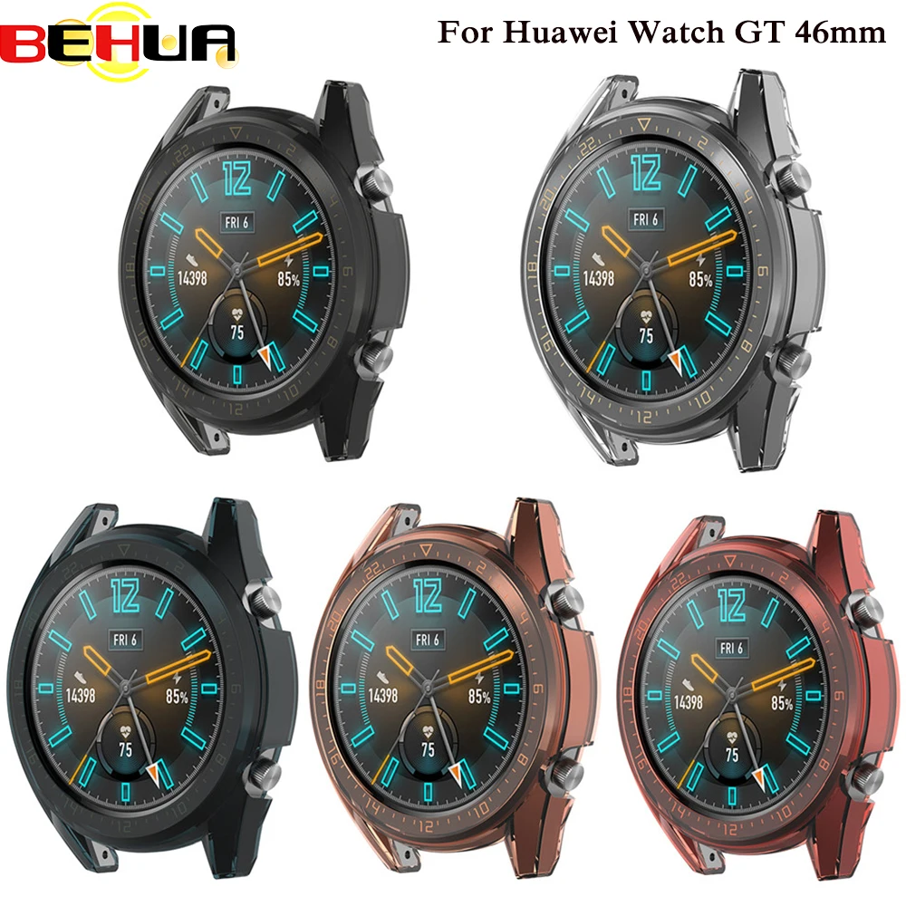 Защитные чехлы для Huawei Watch GT 46 мм прозрачный защитный чехол из ТПУ Спортивная