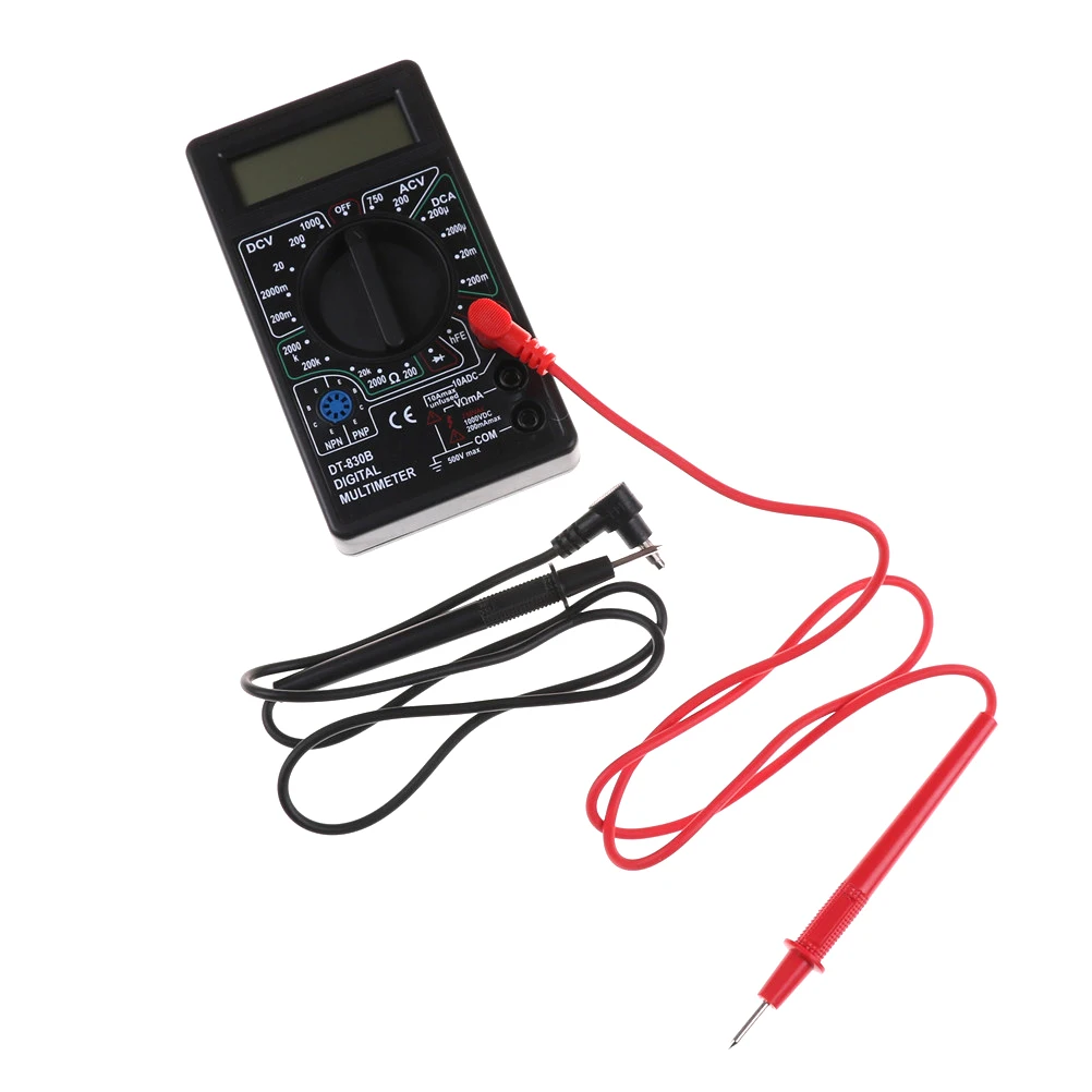 Digital Multimeter LCD Display Electric Voltmeter Ammeter Ohm Tester AC/DC Testers Meter Digital Multimeters Overload Protection