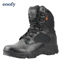 Тактические военные ботинки для пустыни; кожаные армейские ботильоны; Мужская Уличная Рабочая обувь; альпинистские армейские зимние ботинки