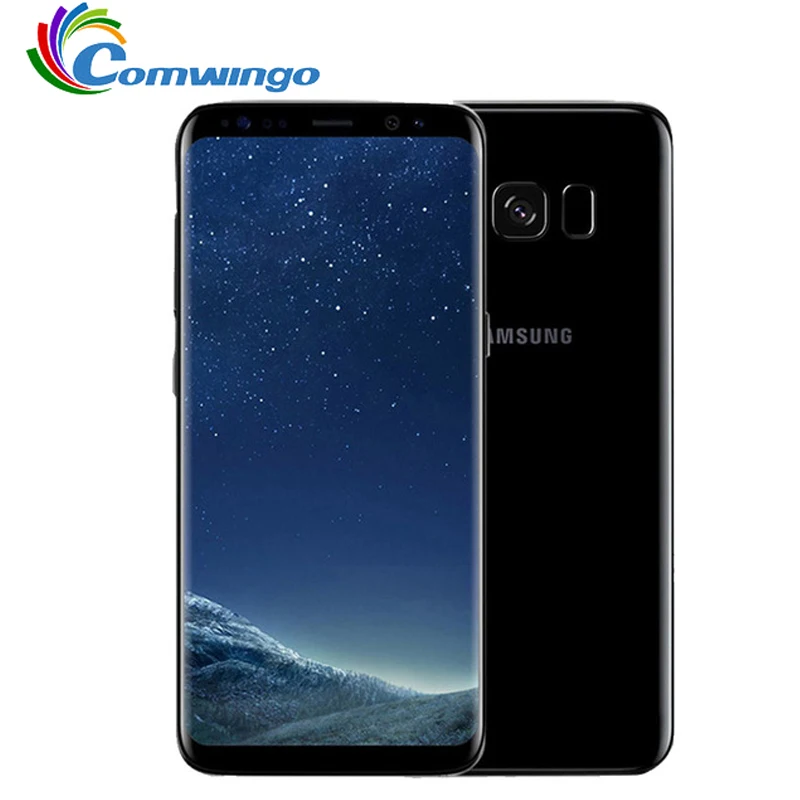 Оригинальный samsung Galaxy S8 плюс SM-G955U 4 Гб Оперативная память 64 Гб Встроенная память 6,2 "одной сим Восьмиядерный Android отпечатков пальцев 12MP 3500 mAh