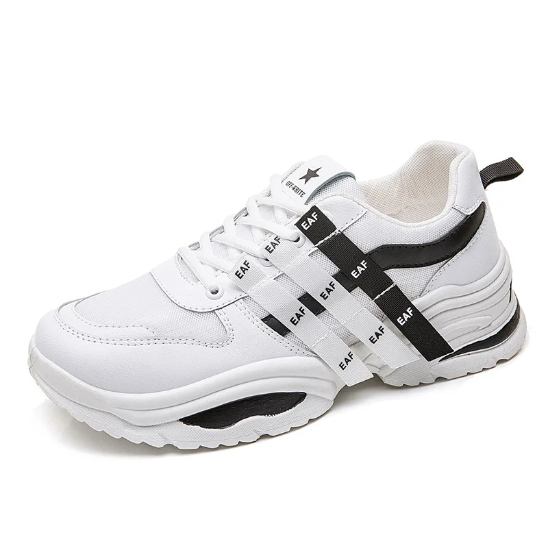 

Outdoor Sneakers Men Casual running Shoes Fashion Breathable Black and White Sport Lifestyle Shoes for Men