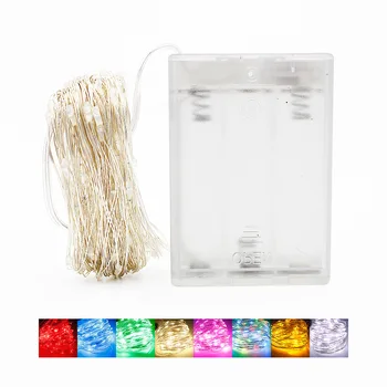 100 Leds Kerstverlichting Fairy 10 M 5 M 2 M Batterij LED String Licht Strip Festival Bruiloft Thuis decoratie Lamp 100 Leds Kerstverlichting Fairy 10 M 5 M 2 M Batterij LED String Licht Strip Festival Bruiloft Thuis decoratie Lamp