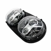 Новые продукты Аксессуары для двигателя двойные 5,75 дюймовые фары для мотоцикла Road Glide 5 3/" налобный фонарь с двойным светодиодом для фара для мотоцикла