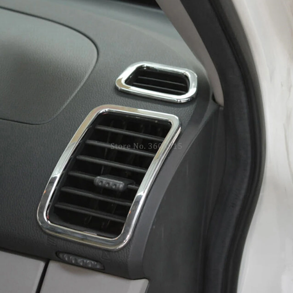

Car Accessories For Mitsubishi Pajero Montero Sport 2009-2011 2012 2013 2014 Interior Chrome Air Vent Outlet Cover Trim Frame