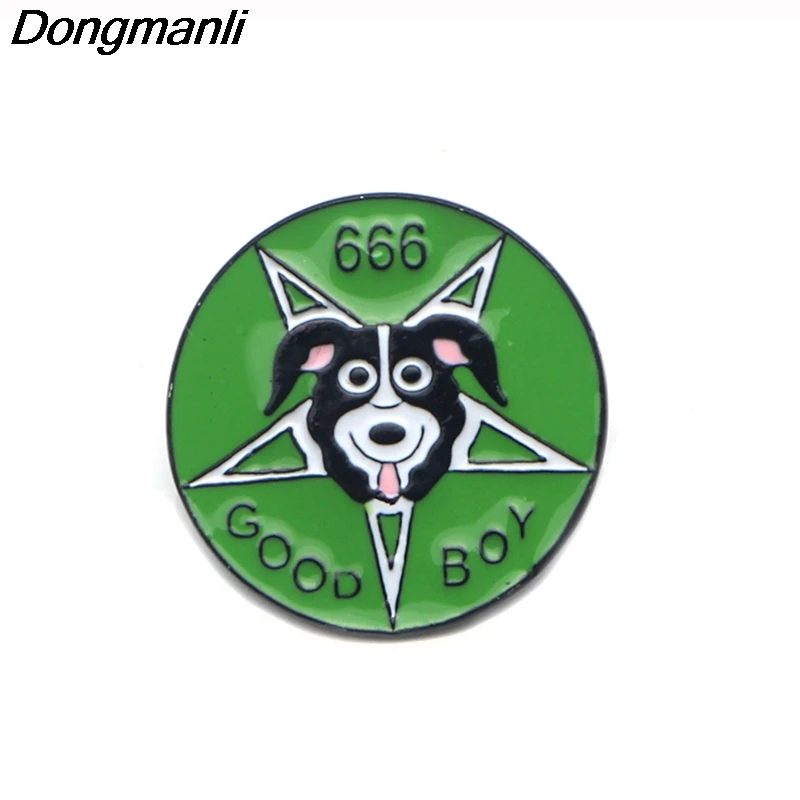 

P3584 Dongmanli Mr pickles Dogs Metal Enamel Pins and Brooches for Women Fashion Lapel Pin Backpack Bags Badge Gifts