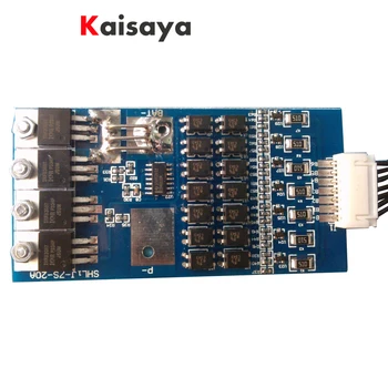 

1pcs 7 cells 7s 20A balancing Li-ion Lithium 18650 Battery In Out BMS Protection Board F1-002