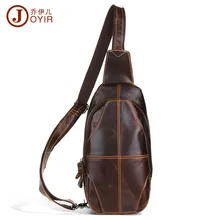 JOYIR мужские сумки-мессенджеры кожаная нагрудная Повседневная сумка мужская дорожная сумка через плечо Sacoche Homme сумки на ремне