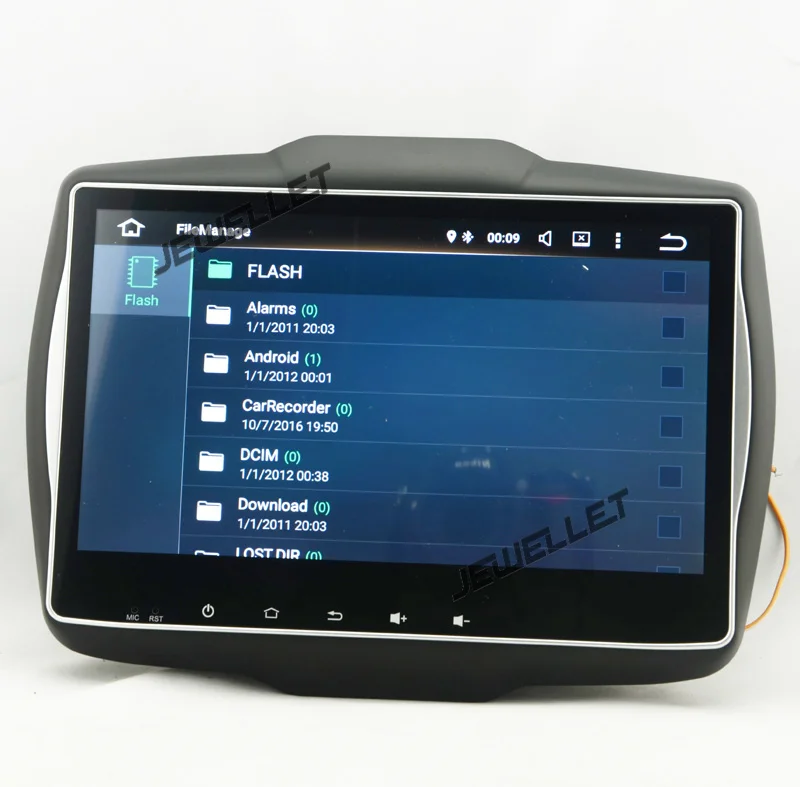 Sale 10.1" Quad core Android 9.0 Car GPS radio Navigation for Jeep Renegade 2015-2017 with 4G/Wifi DVR OBD 3