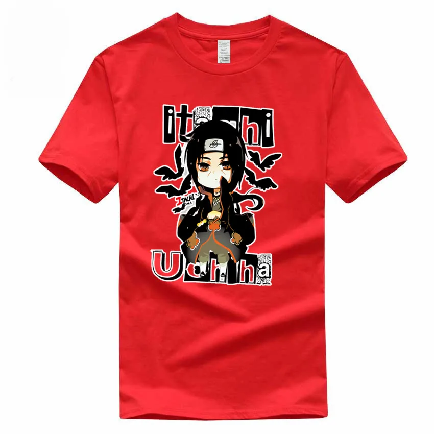 

Naruto Boruto uchiha itachi uzumaki Funny Euro Size 100% Cotton T-shirt Summer Casual O-Neck Tshirt For Men And Women GMT002