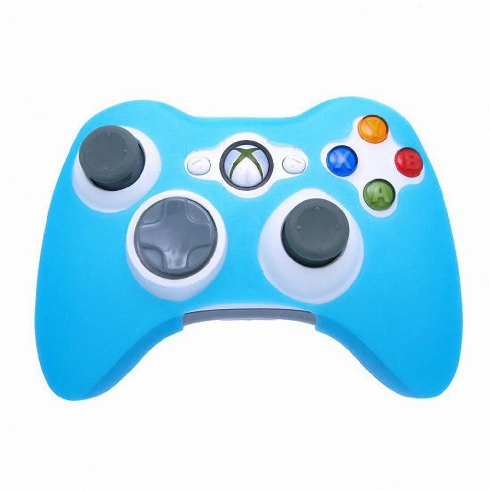 

Game Accessories Glow in Dark Game Controller Anti-Slip Silicone Gamepad Skin Protector Cover for Xbox 360