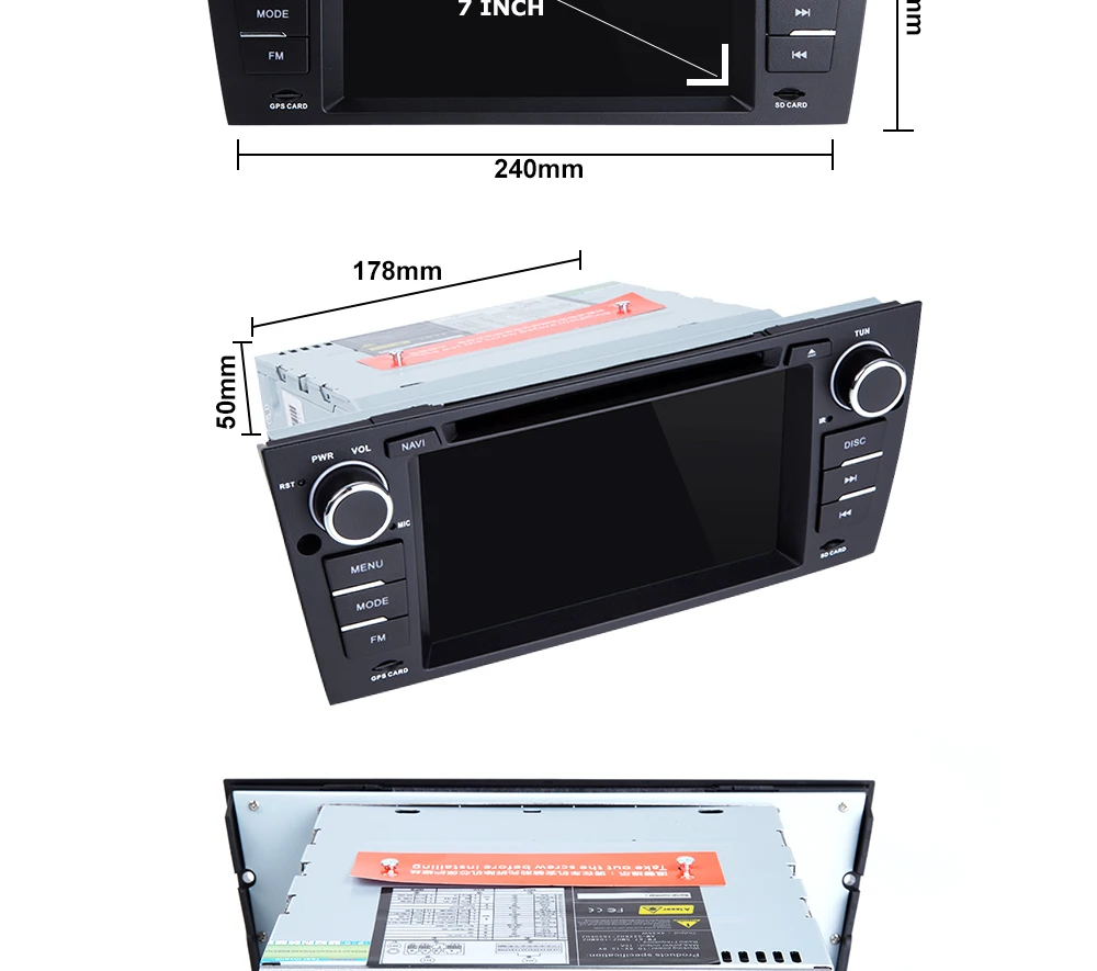 Discount Josmile 1 din Car Multimedia  DVD audio Android 9.0 For BMW E90/E91/E92/E93 Navigation 3 Series GPS Player Bluetooth Wifi  OBD2 16