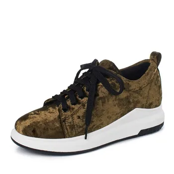 

In early spring of 2018 the new leisure thick bottom suede size 43 students lace-up shoes size 32-18127