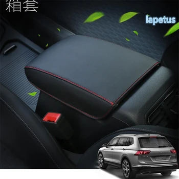 

Lapetus Accessories Fit For Volkswagen VW Tiguan 2016 - 2020 Middle Armrest Storage Box Protection Pad Mat Decoration Cover Trim