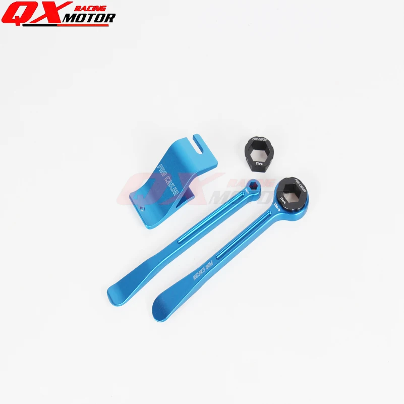 

Free shipping Tyre Iron Set Spanner Ring With Hex Wrench Head and tyre holder 10/13/27/32mm fit European bike