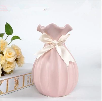 Современная керамическая ваза, креативные керамические украшения - Цвет: 4