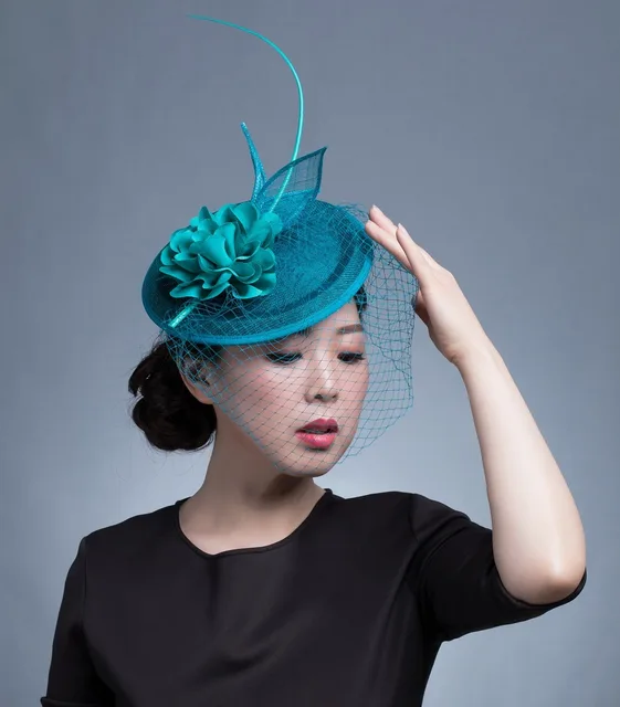 Women Chic Fascinator Hat Cocktail 