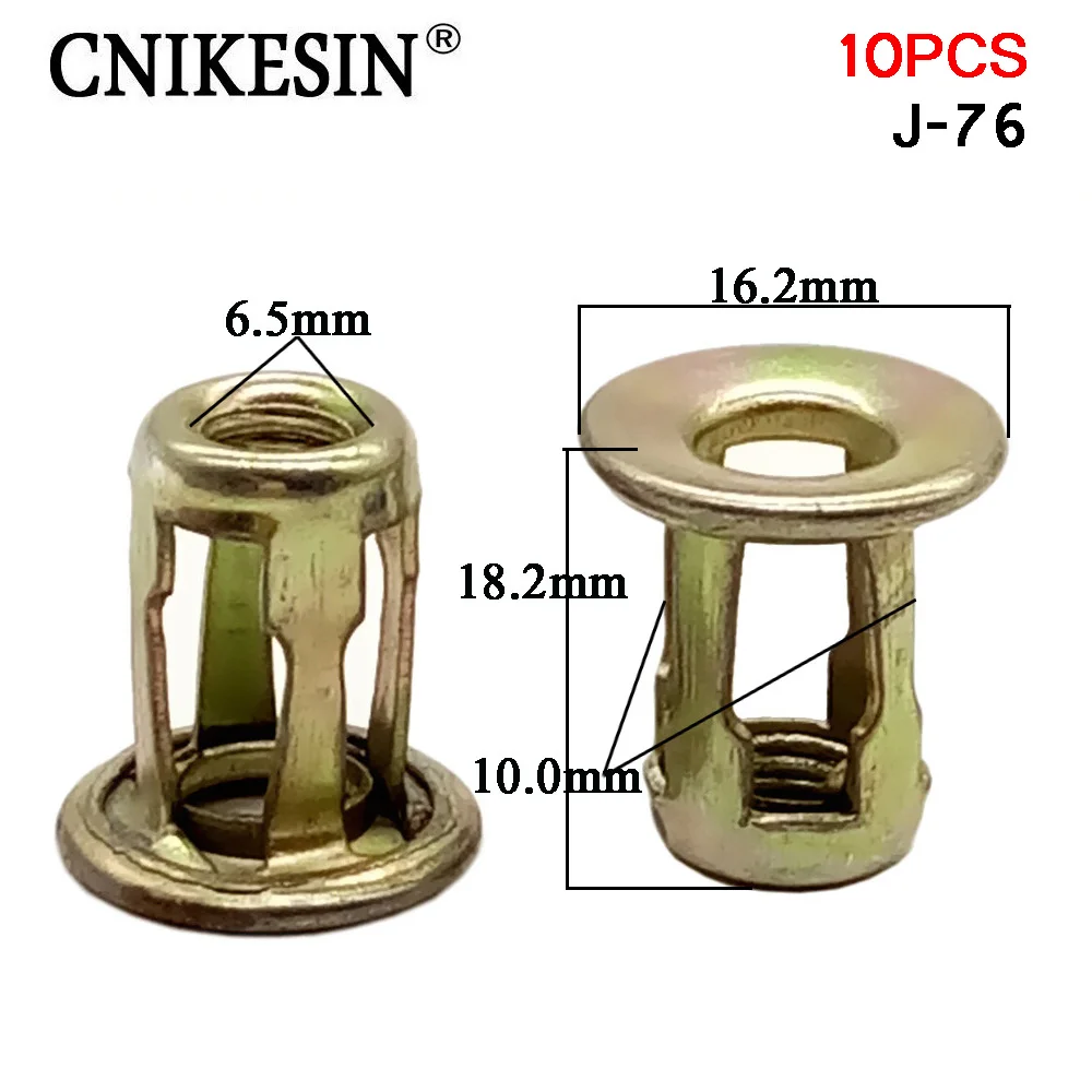 Car Metal Screw Base Clamp Auto Trunk nut Front / Back License Plate