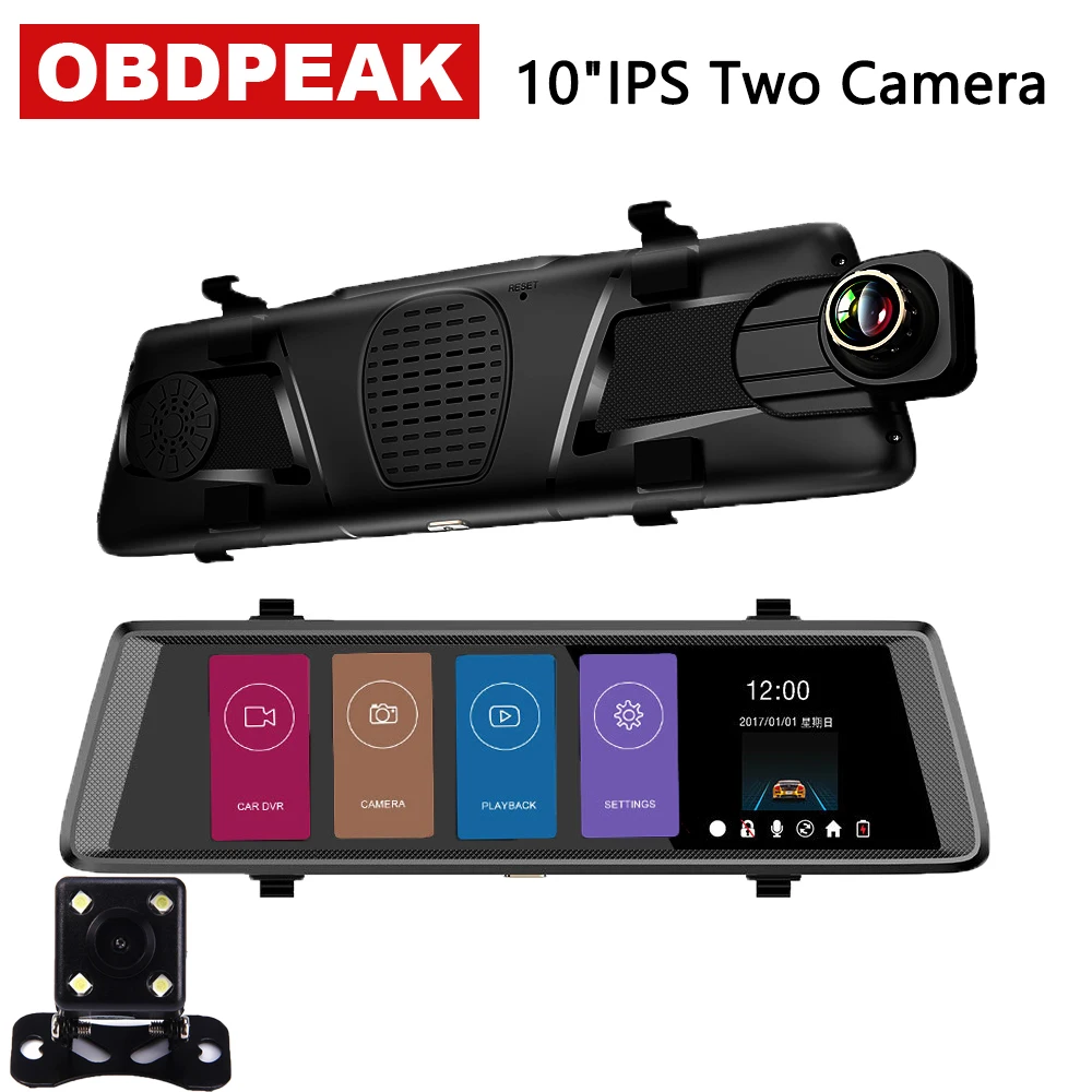 10 inch 1080P car rearview mirror Car Dvr Full IPS Touch 1080p car driving video recorder camera car reverse image dual lens 10 inch 1080P car rearview mirror Car Dvr Full IPS Touch 1080p car driving video recorder camera car reverse image dual lens