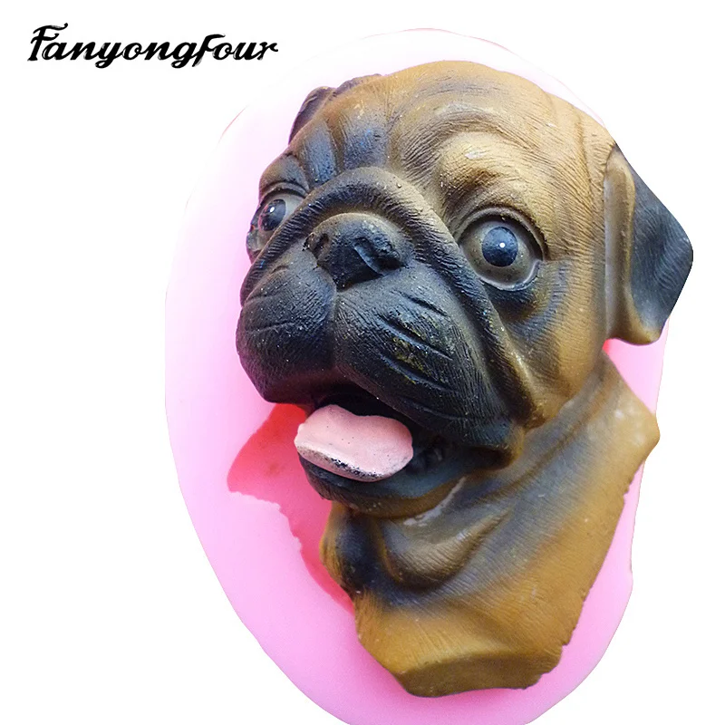 Горячая Распродажа 3D силиконовая форма в форме собаки|fondant cake decorating molds|decor moldcake mold