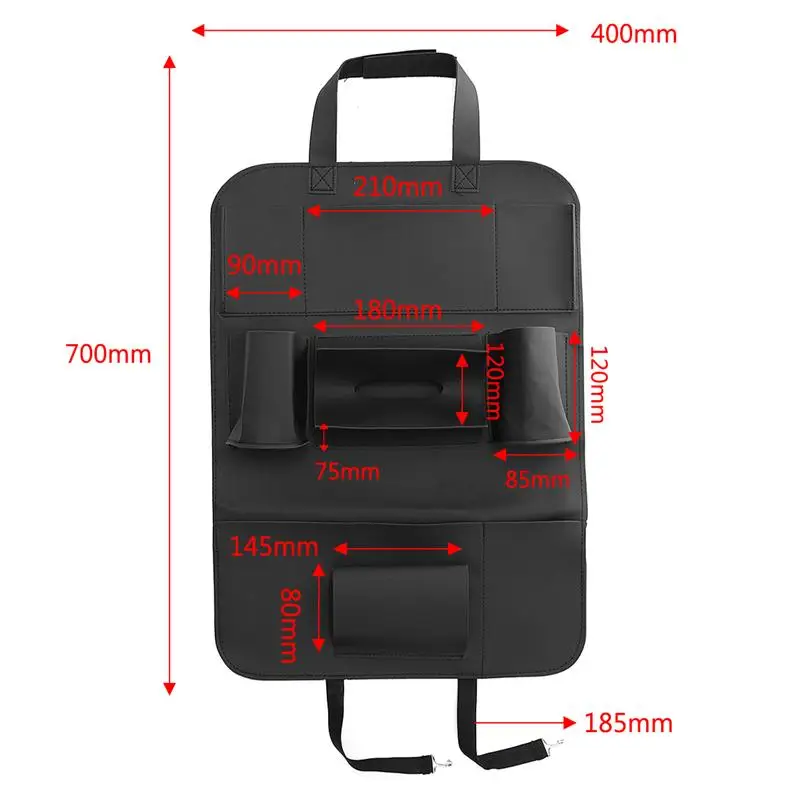 Кожаная автомобильная сумка для хранения на спинку сиденья заднего сиденья автомобиля ravel сумка для хранения вешалка для автомобиля Стайлинг заднего сиденья автомобиля Чехол Органайзер держатель