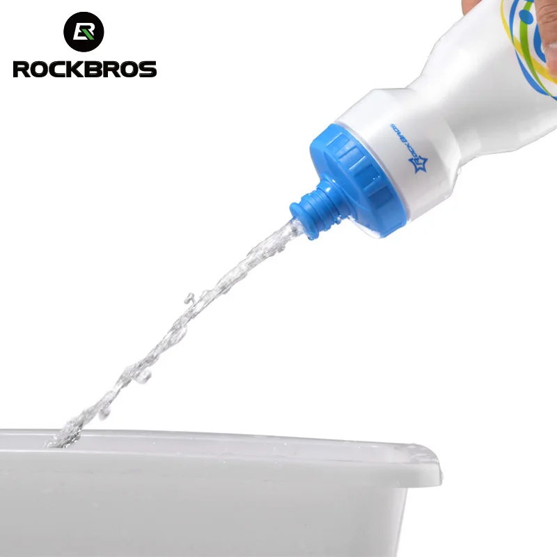 ROCKBROS زجاجة ماء للدراجة MTB الدراجات الرياضة الدراجة المحمولة غلاية زجاجة مياه بلاستيكية الرياضة دراجة هوائية جبلية Drinkware 750 مللي